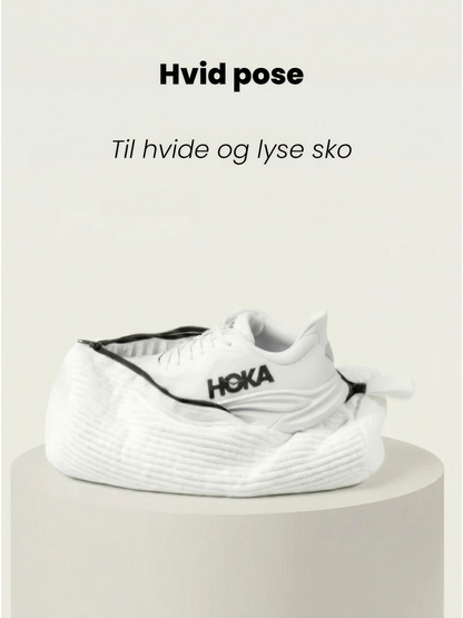 SkoKapseln - Rene sko på 30 minutter — uden at skrubbe.